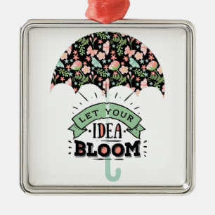 Adorno Metálico Idea Bloom Umbrella