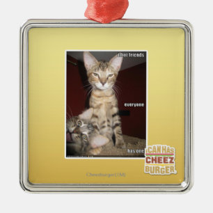 Adorno Metálico Idiotas amigos