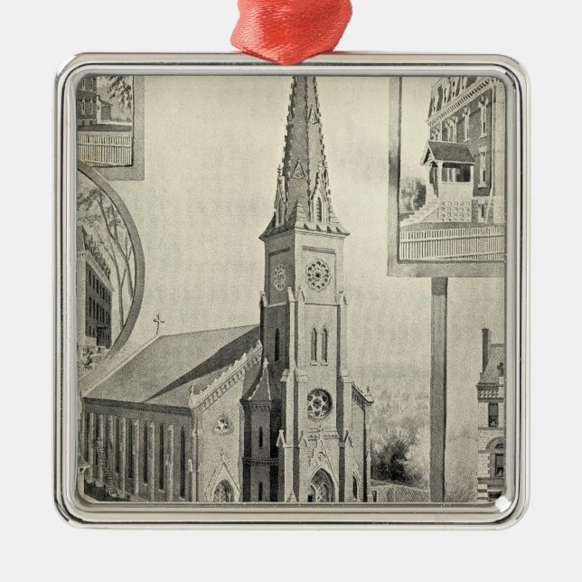 Adorno Metálico Iglesia de la Inmaculada Concepción, Waterbury (Frente)