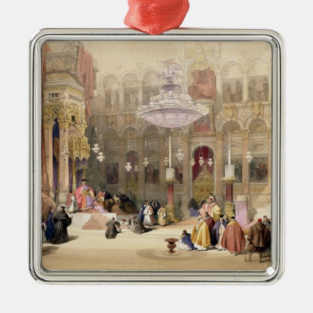 Adorno Metálico Iglesia griega del sepulcro santo, Jerusalén, (Frente)