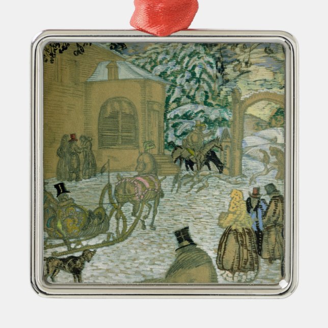 Adorno Metálico Illustraton para "Dubrovsky", por Alexander (Frente)