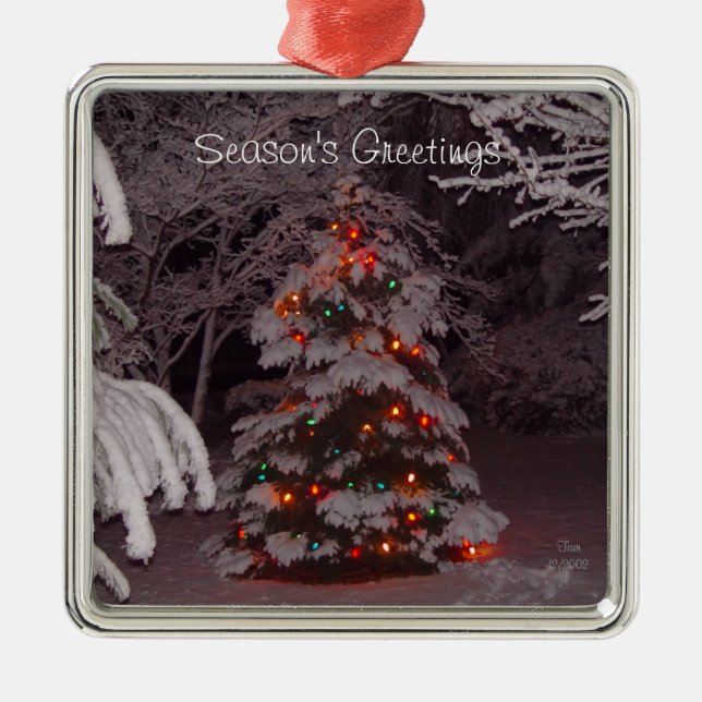 Adorno Metálico Iluminación del árbol de vacaciones Winter Wonderl (Frente)