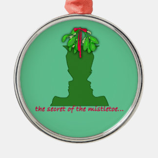 Adorno Metálico Ilusión óptica Mistletoe