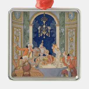 Adorno Metálico Ilustracion de los "enlaces Dangereuses de Les"