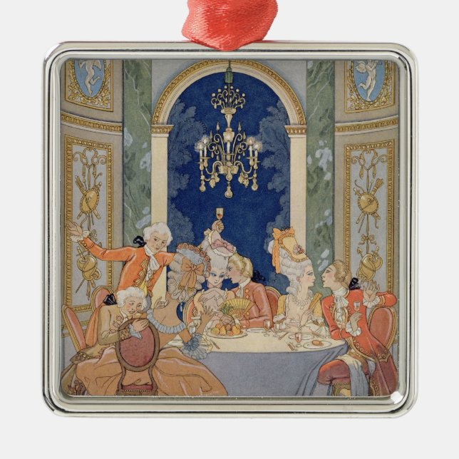 Adorno Metálico Ilustracion de los "enlaces Dangereuses de Les" (Frente)