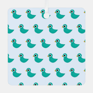 Adorno Metálico Ilustración de Pájaro