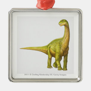 Adorno Metálico Ilustracion de un Camarasaurus