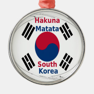 Adorno Metálico Imagen de Hakuna Matata en Corea del Sur