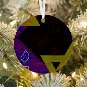 Adorno Metálico Imagen temática de Hanukkah de SlipperyJoe's dorad