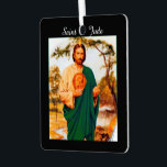 Adorno Metálico Imagen y oración de San Jude<br><div class="desc">Oración por la imagen y la oración de San Judas en el reverso</div>