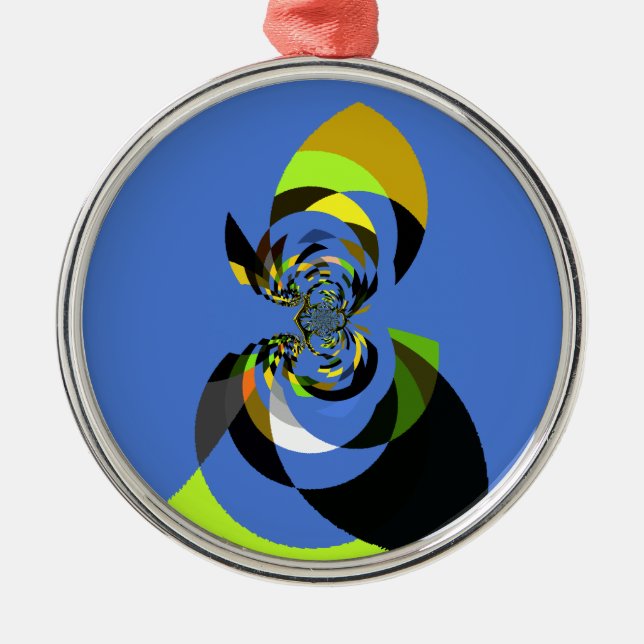 Adorno Metálico Impresión de arte de diseño de vectores para mujer (Frente)