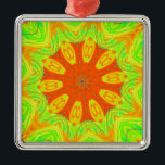 Adorno Metálico Impresión de arte de estilo samba<br><div class="desc">Impresión de Samba Motif Art Presenta la "Impresión de Samba Motif Art", una pieza vibrante y enérgica que captura la esencia del ritmo y el movimiento a través de su diseño simétrico, caleidoscópico. Descripción: Esta obra de arte presenta un diseño simétrico y radial que recuerda a un caleidoscopio o mandala....</div>