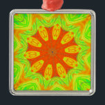 Adorno Metálico Impresión de arte de estilo samba<br><div class="desc">Impresión de Samba Motif Art Presenta la "Impresión de Samba Motif Art", una pieza vibrante y enérgica que captura la esencia del ritmo y el movimiento a través de su diseño simétrico, caleidoscópico. Descripción: Esta obra de arte presenta un diseño simétrico y radial que recuerda a un caleidoscopio o mandala....</div>