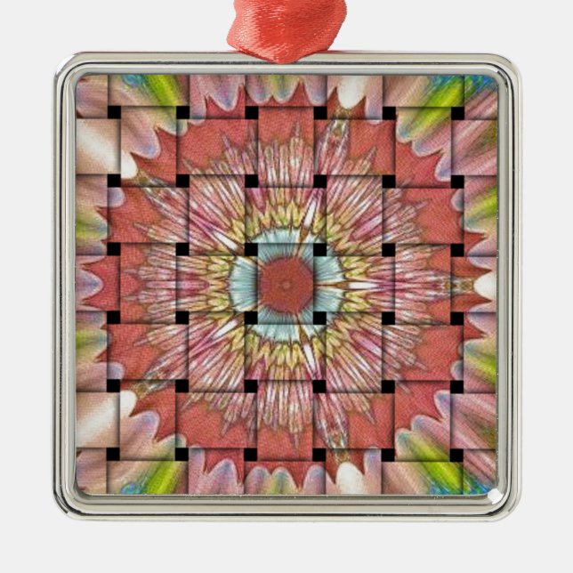 Adorno Metálico Impresión de arte de inspiración africana - Diseño (Frente)