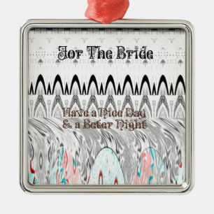 Adorno Metálico Impresión de arte de regalo de ducha de novia