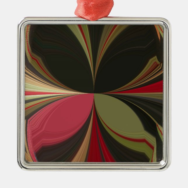 Adorno Metálico Impresión de arte Edgy Earth Kaleidoscope (Frente)