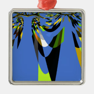 Adorno Metálico Impresión de dibujos animados con motivos tribales