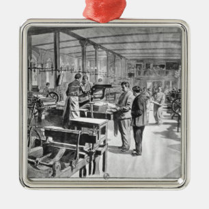 Adorno Metálico Impresión de los billetes de banco