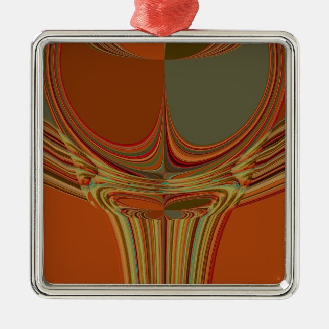 Adorno Metálico Impresión del arte contemporáneo tradicional de la (Frente)