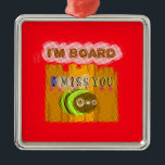 Adorno Metálico Impresión Quirky Bee Art<br><div class="desc">Quirky Bee Art Print Presenta la "Quirky Bee Art Print", una pieza divertida y caprichosa que combina el humor con un mensaje sincero, perfecta para añadir un toque lúdico a cualquier espacio. Descripción: Esta obra de arte cuenta con una alegre abeja personalizado colocada frente a una serie de formas rojas...</div>