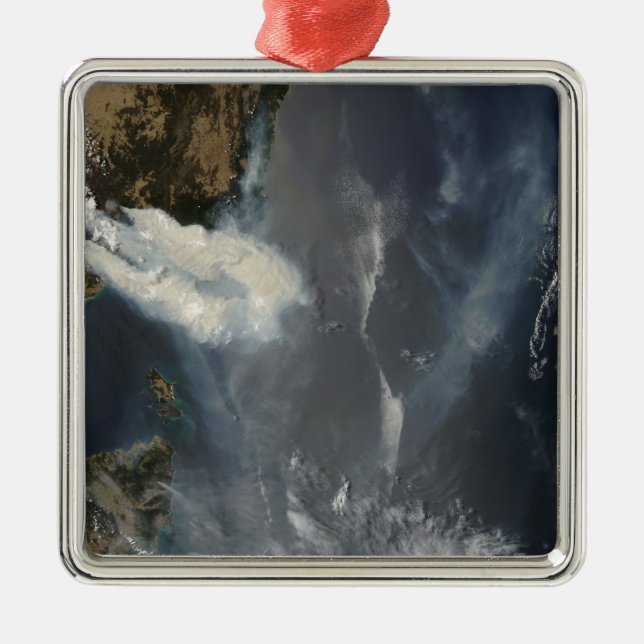 Adorno Metálico Incendios y humo en el sudeste de Australia (Frente)