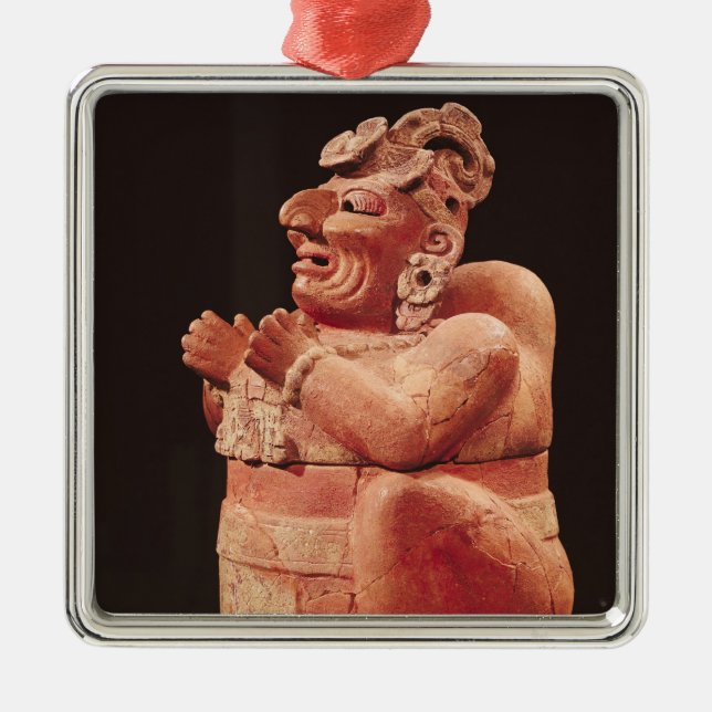 Adorno Metálico Incensario antropomorfo, de Guatemala (Frente)