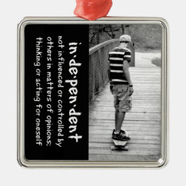 Adorno Metálico Independencia longboard