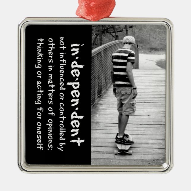 Adorno Metálico Independencia longboard (Frente)