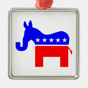 Adorno Metálico INDEPENDIENTE Y BIPARTISAN - Híbrido de burro/elef
