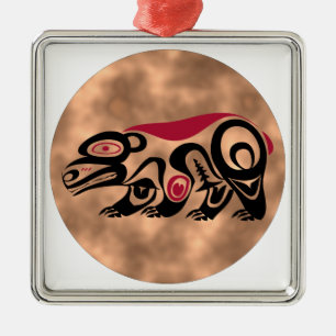 Adorno Metálico Indio escudo American Native shield