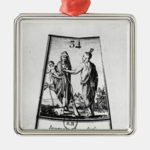 Adorno Metálico Indios Iroquois