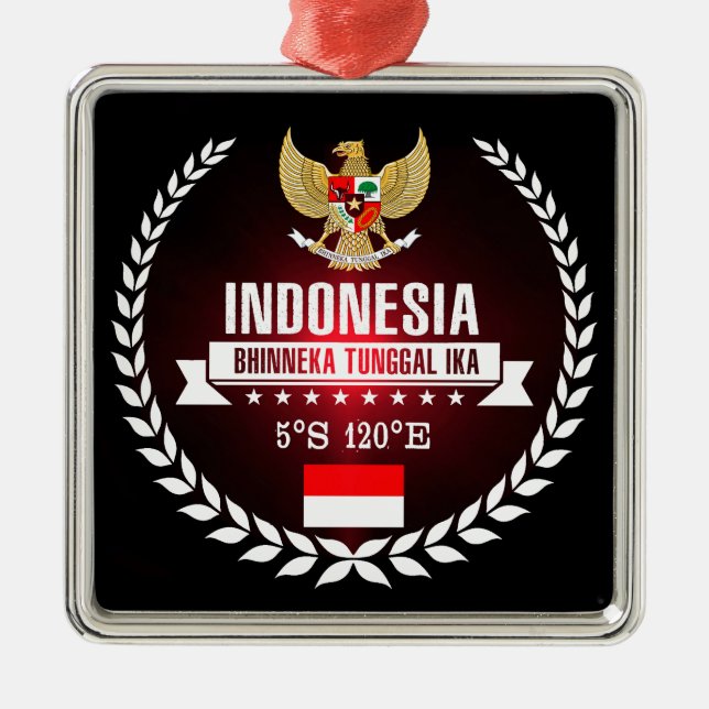 Adorno Metálico Indonesia (Frente)
