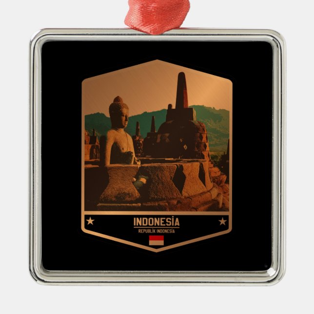 Adorno Metálico Indonesia (Frente)