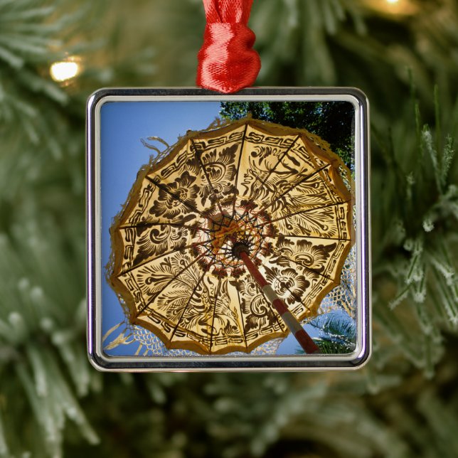 Adorno Metálico Indonesia, Bali| Paraguas del templo (Árbol)