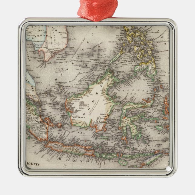 Adorno Metálico Indonesia, Malasia (Frente)