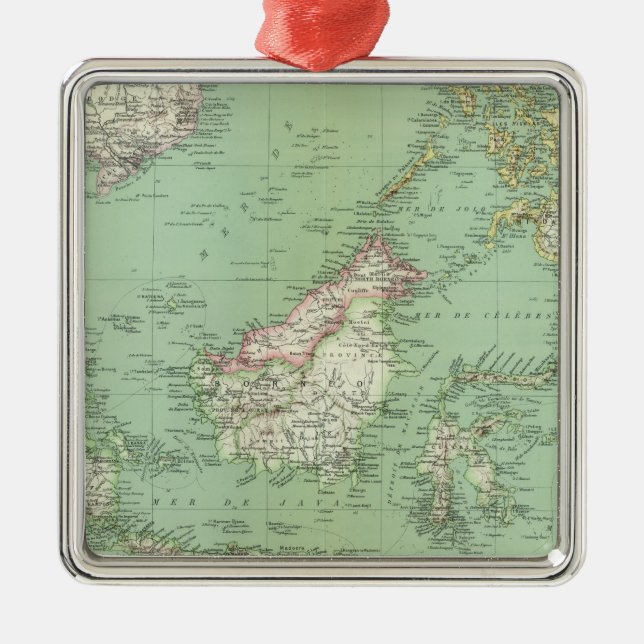 Adorno Metálico Indonesia, Malasia (Frente)