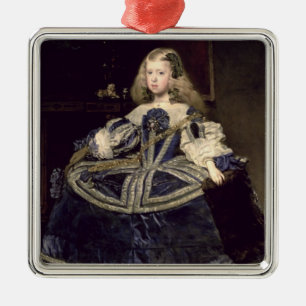 Adorno Metálico Infanta Margarita en el azul, 1659