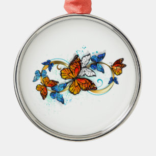 Adorno Metálico Infinidad de Mariposas Monarca