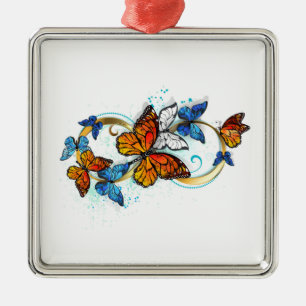 Adorno Metálico Infinidad de Mariposas Monarca