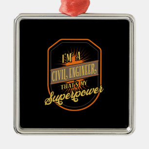 Adorno Metálico Ingeniero Civil
