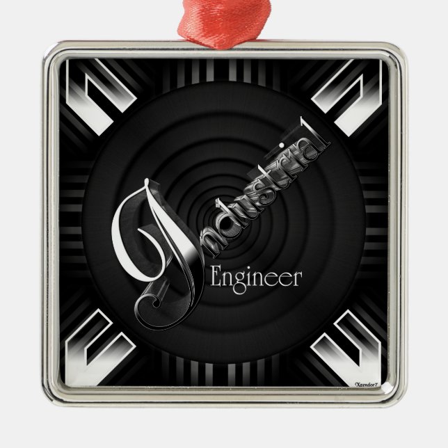 Adorno Metálico Ingeniero industrial Deco Flare (Frente)