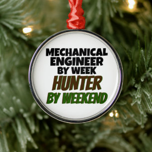 Adorno Metálico Ingeniero Mecánico Hunter