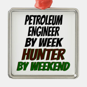 Adorno Metálico Ingeniero Petrolero Hunter