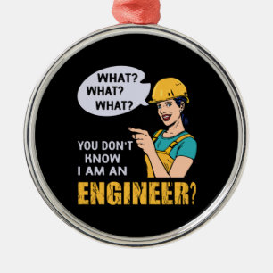 Adorno Metálico Ingeniero Soy Ingeniero