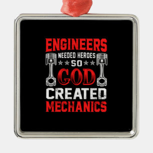 Adorno Metálico Ingenieros mecánicos necesitan héroes