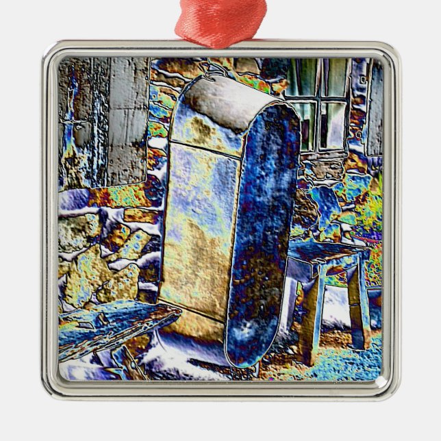 ADORNO METÁLICO INGLATERRA VICTORIANA (Frente)