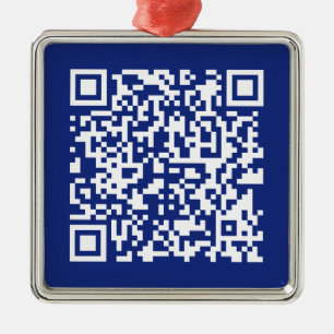 Adorno Metálico Ingrese URL Código QR generado instantáneamente   