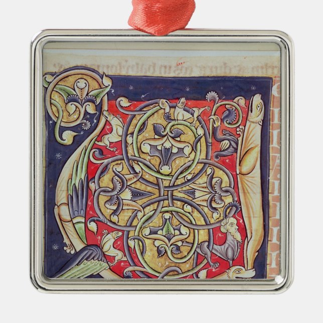 Adorno Metálico Inicial 'U de Historiated (Frente)