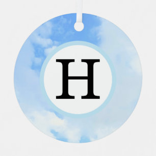 Adorno Metálico Inicio sencillo de Sky Blue