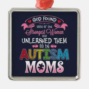Adorno Metálico Inspiración de mamá autista